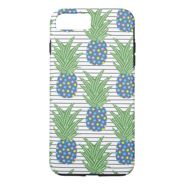 Muster-Ananas Case-Mate iPhone Hülle (Rückseite)