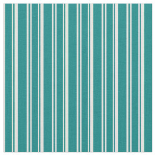 Muster aquamarin und weiß stoff