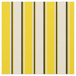 Muster aus Beige, Gelb und Schwarz Stoff