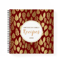 Muster aus Gold und Rotem Lef