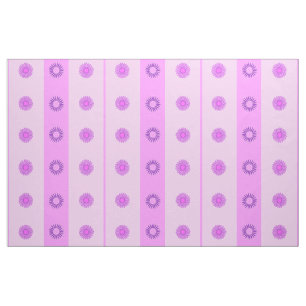 Muster aus kleinen rosa und violetten Blumen Stoff