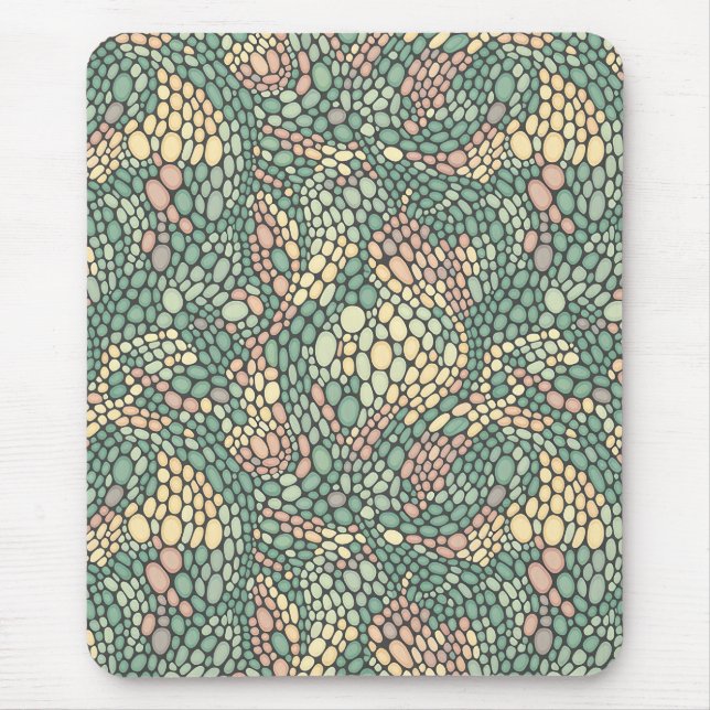 Muster aus mikrobiologischen Zellen Mousepad (Vorne)