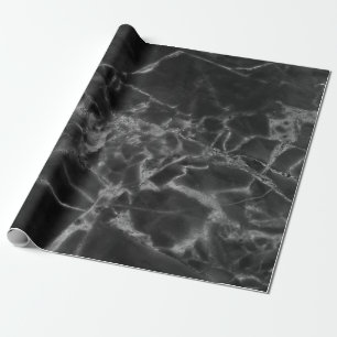 Muster aus schwarzem Marmor, die naturalab aussehe Geschenkpapier