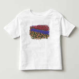 Muster aus Tulpen und Traubenhyazinthenblüten, 3 Kleinkind T-shirt