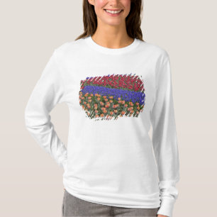 Muster aus Tulpen und Traubenhyazinthenblüten, 3 T-Shirt