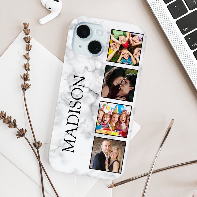 Muster aus weißem Marmor Case-Mate iPhone Hülle (Von Creator hochgeladen)