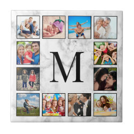 Muster aus weißem Marmor Fliese