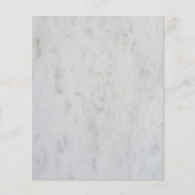 Muster aus weißem Marmor Flyer (Vorne)