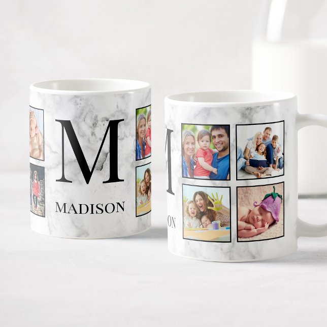 Muster aus weißem Marmor Kaffeetasse (Von Creator hochgeladen)