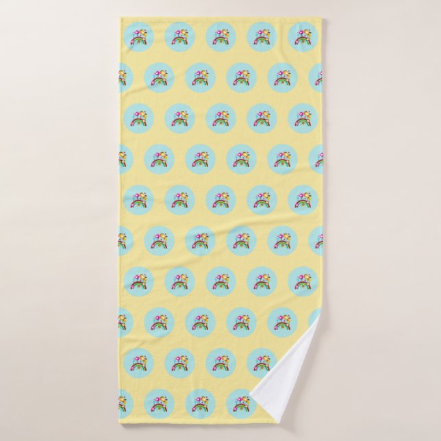 Muster Badehandtuch (Badehandtuch)