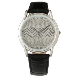 Muster-Basar - geometrische Formen Armbanduhr