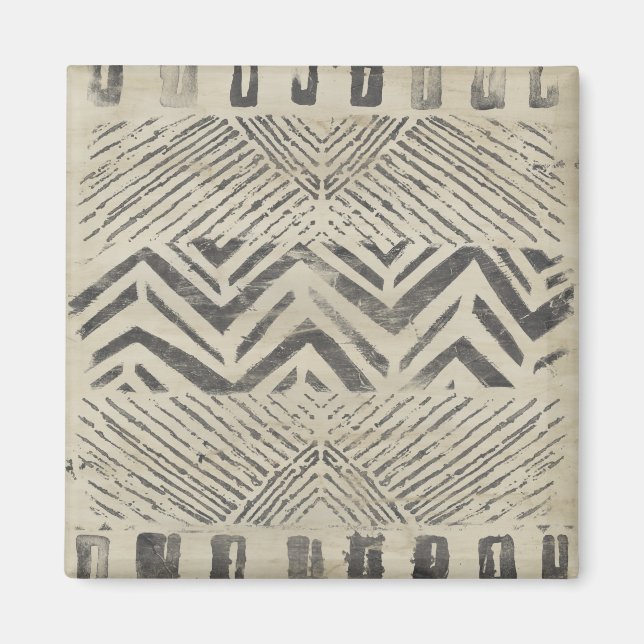 Muster Bazar - Geometrische Formen Magnet (Vorne)