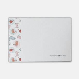 Muster bei Cartoon Post-it Klebezettel