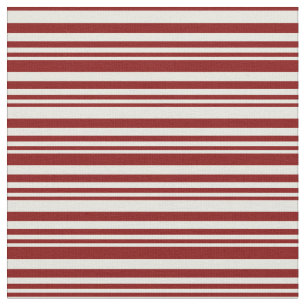 Muster Beige & Maroon Linien/Streifen Stoff