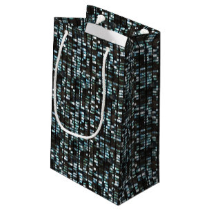Muster beleuchteter Fenster Kleine Geschenktüte
