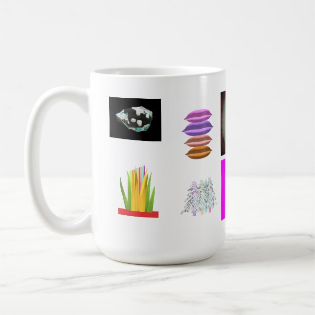 Muster Bilder und Kunst sehr vielseitig Kaffeetasse (Links)