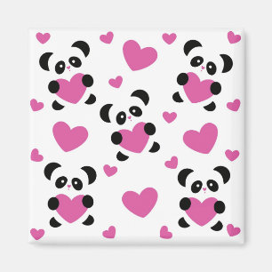 Muster bis zum Tag der Liebe Magnet