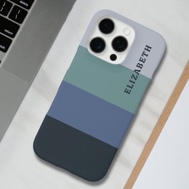 Muster Blau und Grau Case-Mate iPhone Hülle (Von Creator hochgeladen)