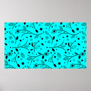 Muster-Blume Blume Textur Poster