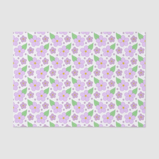 Muster-Blume-Gewebe-Papier Seidenpapier (Vorderseite)