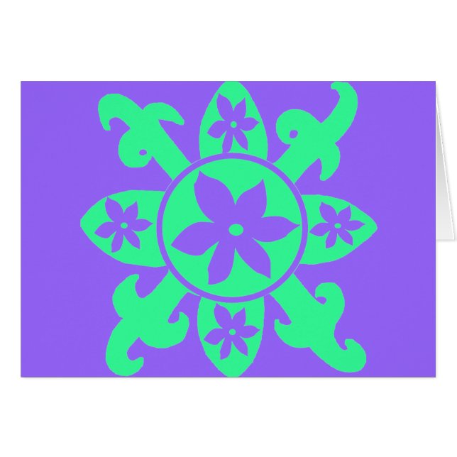 Muster-Blumenkarte (Vorderseite (Horizontal))