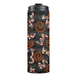 Muster braun thermosbecher