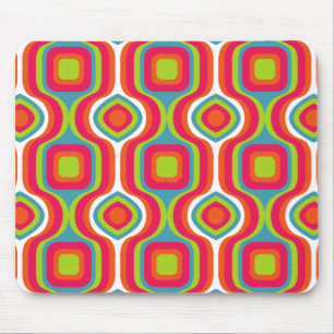 Muster Bunt Stylisch Geometrisch Vintage Niedlich Mousepad