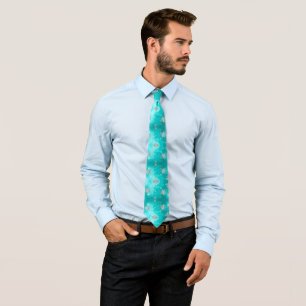 Muster Business Blue Moderne Krawatte