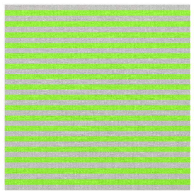 Muster Chartreuse und Graufarbene Linien/Streifen Stoff (Nahaufnahme)