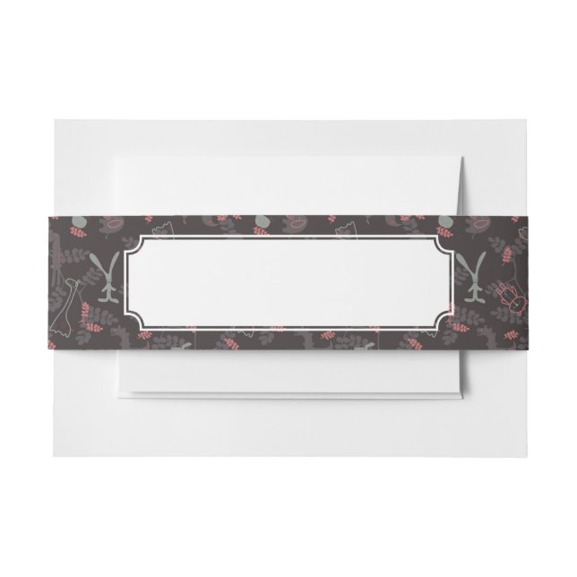 Muster, das Babytiere 1 anzeigt Einladungsbanderole (Vorderseite Beispiel)