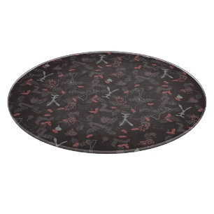 Muster, das Babytiere 1 anzeigt Schneidebrett