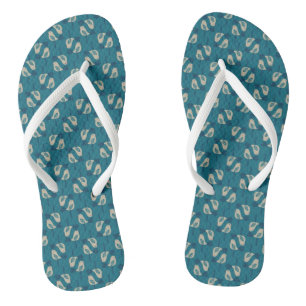 Muster, das Vögel anzeigt Flip Flops