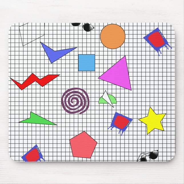 Muster der 1980er Jahre Mousepad (Vorne)