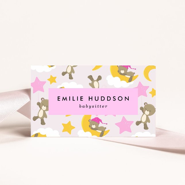 Muster der Bären, Babysitter, Tagesbetreuung, Kind Visitenkarte (Von Creator hochgeladen)