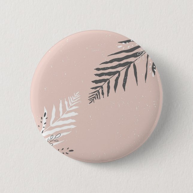 Muster der Blätter Button (Vorderseite)