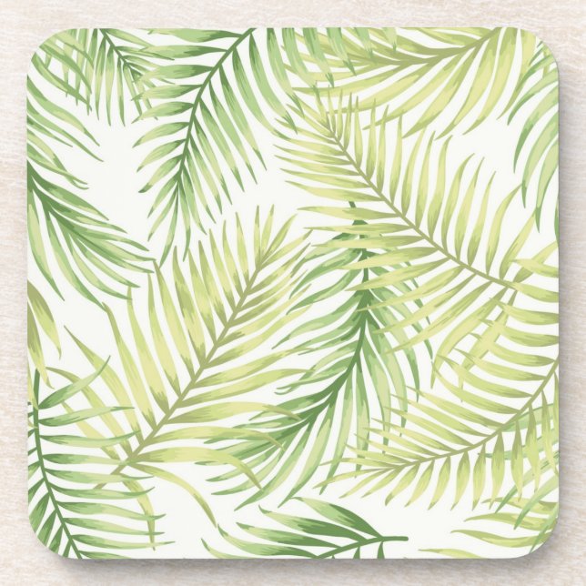 Muster der Blätter Getränkeuntersetzer (Vorderseite)