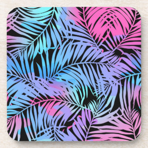 Muster der Blätter Getränkeuntersetzer