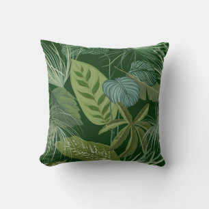 Muster der Blätter Kissen