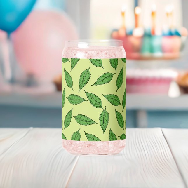 Muster der Blätter, Leaf-Muster, Frühjahrsvorschau Dosenglas (Insitu (Baby Party))