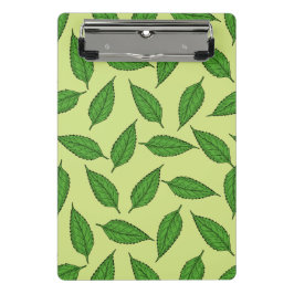 Muster der Blätter, Leaf-Muster, Frühjahrsvorschau Mini Klemmbrett