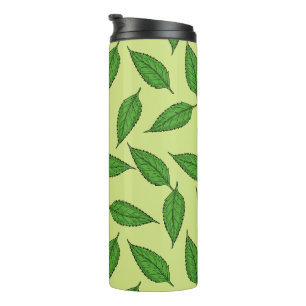 Muster der Blätter, Leaf-Muster, Frühjahrsvorschau Thermosbecher