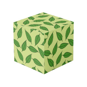Muster der Blätter, Leaf-Muster, Frühjahrsvorschau Würfel