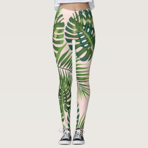 Muster der Blätter Leggings