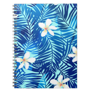 Muster der Blätter Notizblock