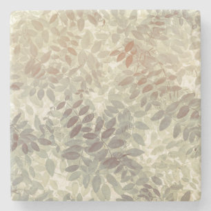 Muster der Blätter  San Juan Islands, WA Steinuntersetzer