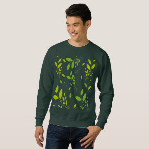 Muster der Blätter Sweatshirt