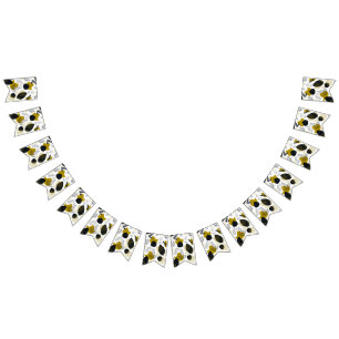 Muster der Blätter Wimpelkette