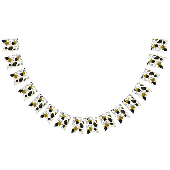 Muster der Blätter Wimpelkette (Alle)