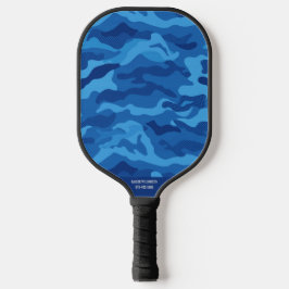 Muster der blauen Camouflage Cooler Camouflage-Ben Pickleball Schläger