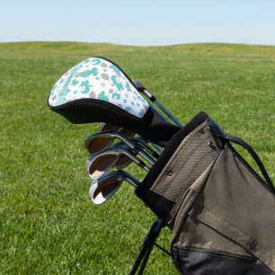 Muster der blauen Elefanten, Sterne, Ihr Name Golf Headcover